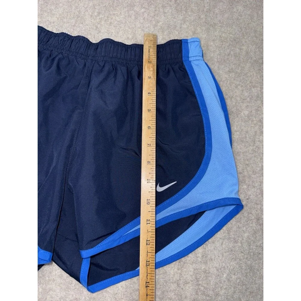 Nike Dri-FIT Women’s Running Shorts Drawstring Elastic Waist Navy Blue Size S